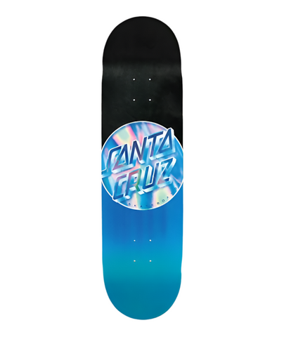 Santa Cruz 'Iridescent Dot' Skate Deck - Black/Blue