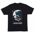 Santa Cruz 'Cosmic Bone Hand' Tee (Kids) - Black