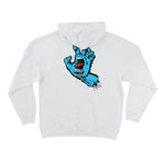 Santa Cruz 'Screaming Hand' Hoodie - White