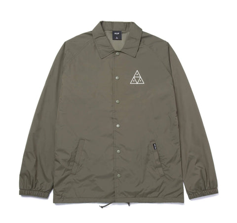 HUF 'Triple Triangle' Windbreaker Jacket - Olive