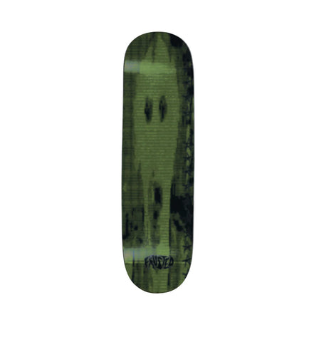 Frosted 'The Screamer' Skate Deck - Black/Green