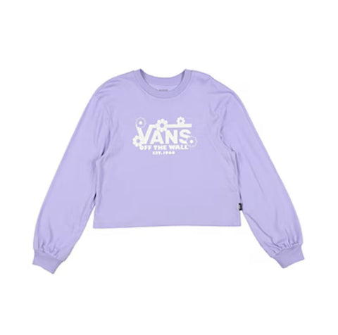 Vans 'Simple Daisy' L/S Tee (Kids) - Lilac