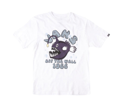 Vans 'Angler Fish' Tee - White (Kids)