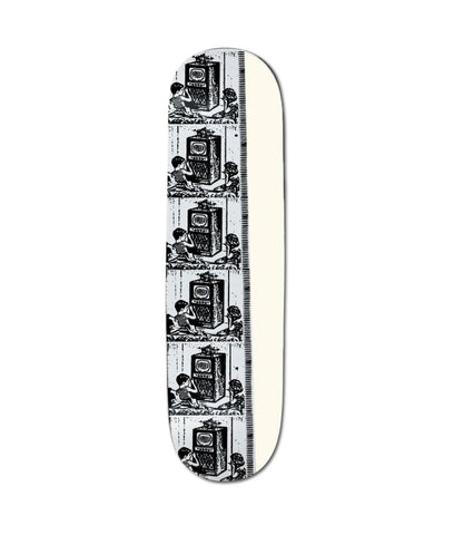 Frosted 'Fav TV Show' Skate Deck - Beige