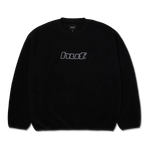 HUF 'H Dot' Polar Fleece Crewneck - Black