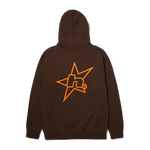 HUF 'H Star Logo' Hoodie - Bison