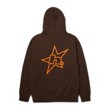 HUF 'H Star Logo' Hoodie - Bison