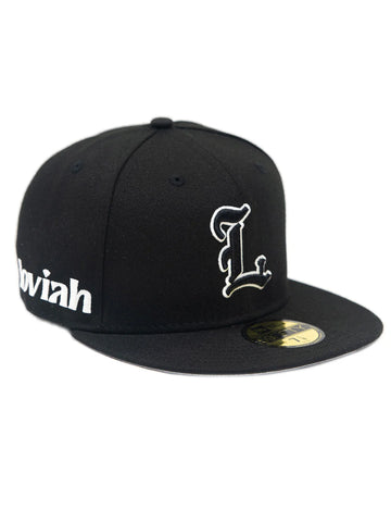 Loviah 'Big L' Fitted Cap - Black