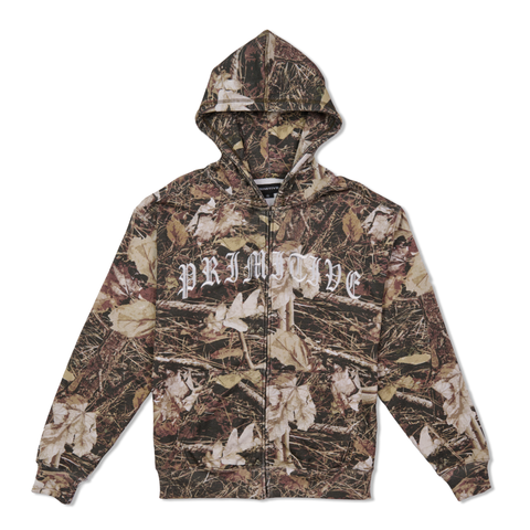 Primitive 'Shaw OG' Zip-Up Hoodie - Real Tree Camo