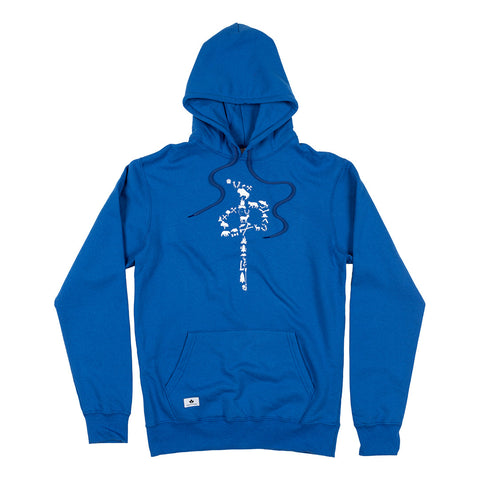 Red Dragon 'Chung National' Hoodie - Royal Blue