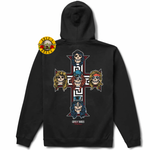Primitive 'Guns N' Roses Cross' Hoodie - Black