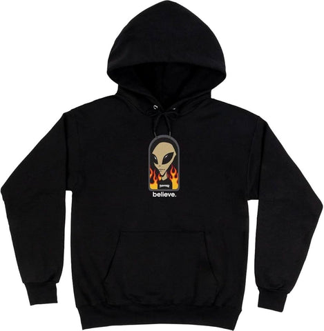 Thrasher x Alien Workshop 'Believe' Hoodie - Black