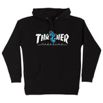 Thrasher x Santa Cruz 'Screaming Hand' Hoodie - Black