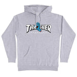 Thrasher x Santa Cruz 'Screaming Hand' Hoodie - Grey