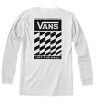 Vans 'Classic Slanted Check' L/S Tee - White