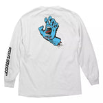 Santa Cruz 'Screaming Hand' L/S Tee - White
