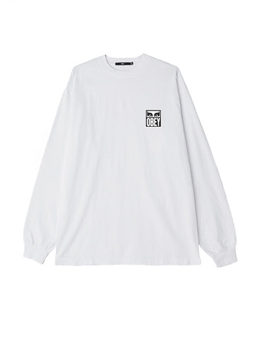Obey 'Eyes Icon 2' L/S Tee - White