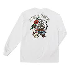 Dark Seas 'Yesteryear' L/S Tee - White