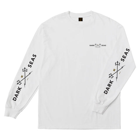 Dark Seas 'Headmaster' L/S Tee - White