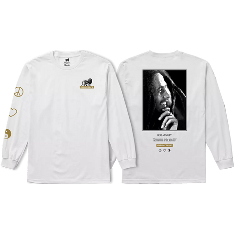Primitive 'Life Forever' L/S Tee - White