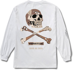 Primitive 'Alert' L/S Tee - White