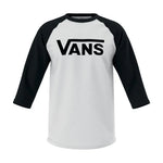 Vans 'Classic' Raglan Tee - White/Black