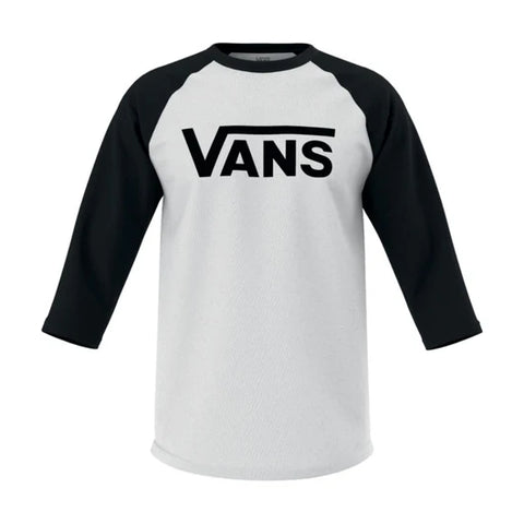 Vans 'Classic' Raglan Tee - White/Black