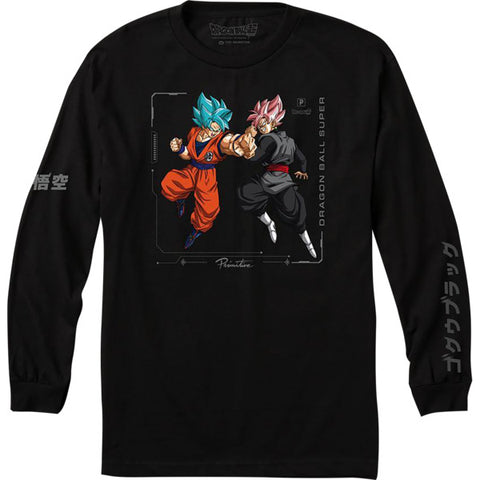 Primitive 'Goku VS Black' L/S Tee - Black