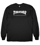 Thrasher 'Mag Logo' L/S Tee - Black
