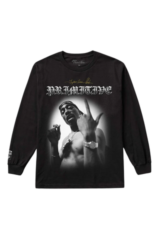 Primitive x Tupac 'One' L/S Tee - Black
