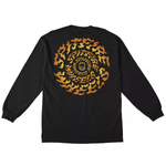 Spitfire 'Torched Script' L/S Tee - Black