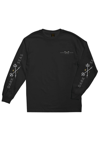 Dark Seas 'Headmaster' L/S Tee - Black