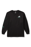 Primitive x Bob Marley 'Life Forever' L/S Tee - Black