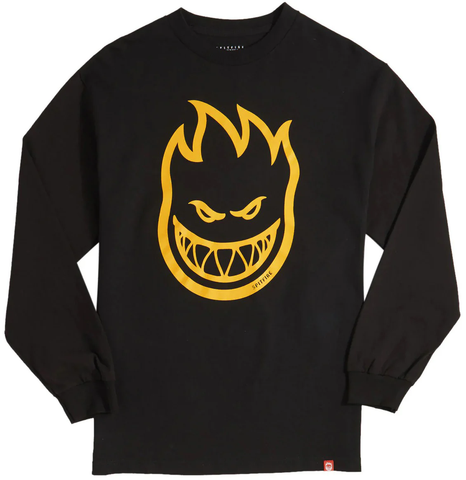 Spitfire 'Big Logo' L/S Tee - Black
