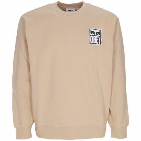 Obey 'Eyes Icon 2' L/S Tee - Irish Cream