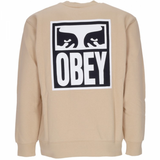 Obey 'Eyes Icon 2' L/S Tee - Irish Cream