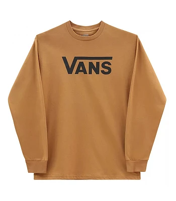 Vans 'Classic' L/S Tee - Brown