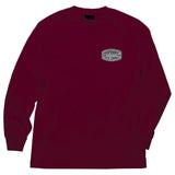 Independent 'ITC Curb' L/S Tee - Burgundy