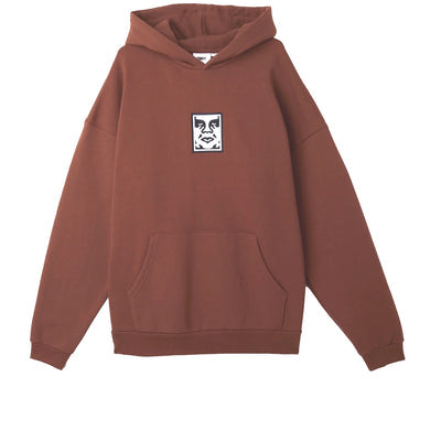Obey 'Icon' Heavyweight Hoodie - Brown