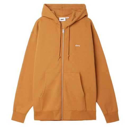 Obey 'Tab' Zip-Up Hoodie - Rabbit's Paw