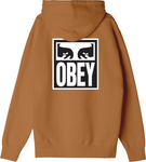 Obey 'Eyes Icon' Hoodie - Brown Sugar