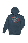 Dark Seas 'Disarray' Hoodie - Storm Blue