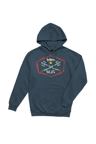 Dark Seas 'Disarray' Hoodie - Storm Blue
