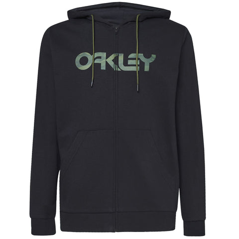 Oakley 'Teddy' Zip-Up Hoodie - Black/Hunter Camo