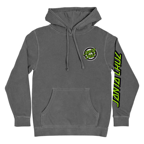 Santa Cruz 'Target Dot' Hoodie - Pigment Grey