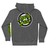 Santa Cruz 'Target Dot' Hoodie - Pigment Grey