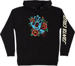 Santa Cruz 'Screaming Flash Front' Hoodie - Black
