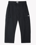Obey 'Bigwig' Baggy Twill Cargo Pants - Black