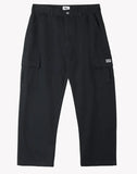 Obey 'Bigwig' Baggy Twill Cargo Pants - Black