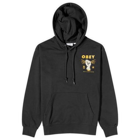 Obey 'New Clear Power' Hoodie - Black